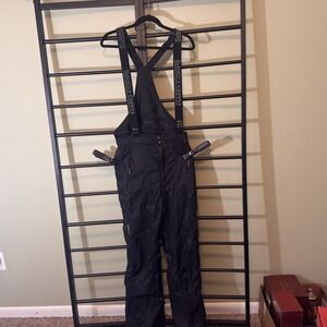 Hard Corps Gore-Tex Snow Bib Ski Pants Removable Bib Vintage Black Men's Size 30